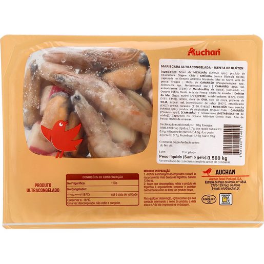 AUCHAN Mariscada sem Glúten 500 g AUCHAN Mariscada sem Glúten 500 g
