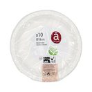 ACTUEL Prato Fundo Descartável de Cartão Eco 18 Cm  10 un