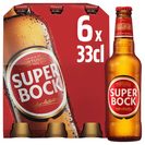 SUPER BOCK Cerveja com Álcool Garrafa 6x330 ml