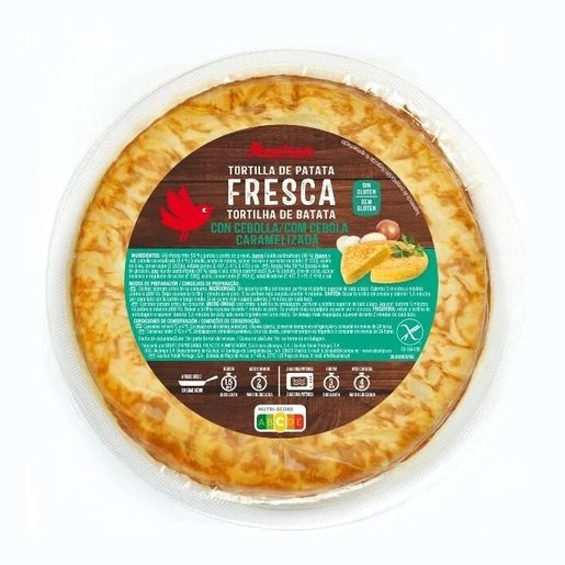 AUCHAN Tortilha Batata com Cebola Caramelizada 600 g
