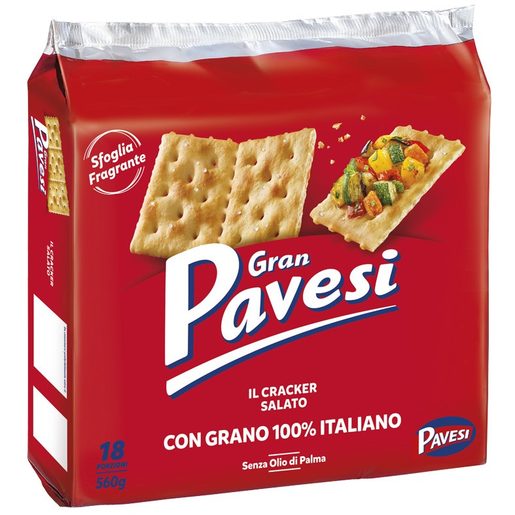 GRAN PAVESI Bolacha Cracker com Sal 560 g