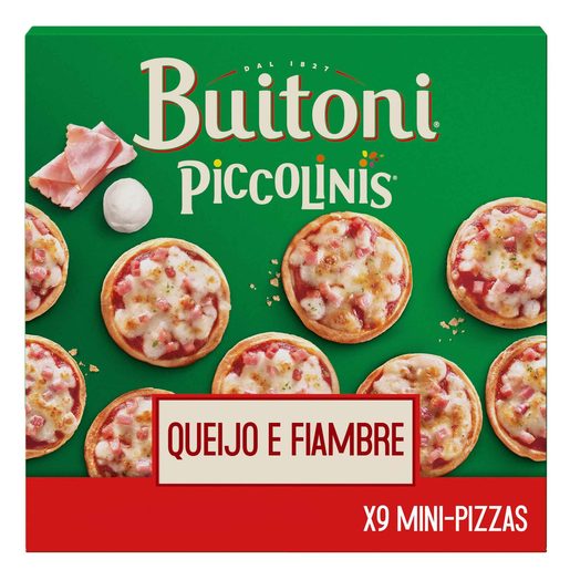 BUITONI Mini Pizza Piccolinis Queijo e Fiambre 270 g