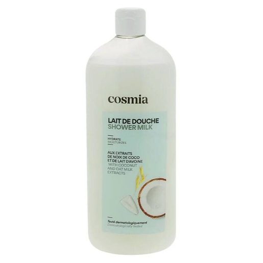 COSMIA Gel Banho Hidratante Coco e Leite de Aveia 750 ml