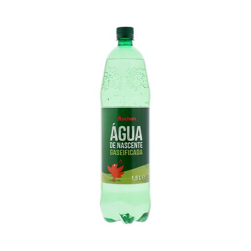 AUCHAN Água com Gás 1,5 Lt