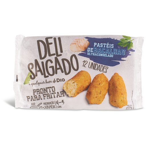 DIA DELI SALGADO Pastéis de Bacalhau 12 un