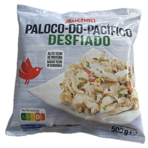 AUCHAN Paloco do Pacífico Desfiado Demolhado MSC 500 g