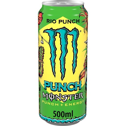 MONSTER Bebida Energética Rio Punch 500 ml MONSTER Bebida Energética Rio Punch 500 ml