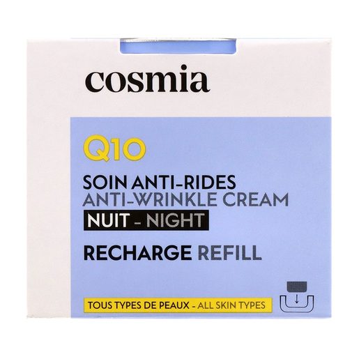 COSMIA Creme de Rosto Antirrugas Recarga Q10 Noite 50 ml COSMIA Creme de Rosto Antirrugas Recarga Q10 Noite 50 ml