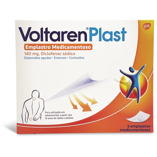 VOLTAREN Plast 140 mg Emplastro Medicamentoso 5 un