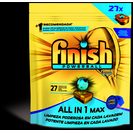 FINISH Detergente Pastilhas Máquina Loiça Tudo Em 1 Limão 27 Un