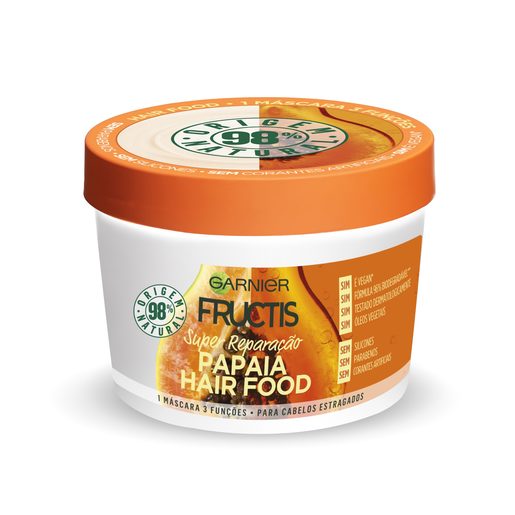 FRUCTIS Máscara de Cabelo Hair Food Papaia 390 ml FRUCTIS Máscara de Cabelo Hair Food Papaia 390 ml