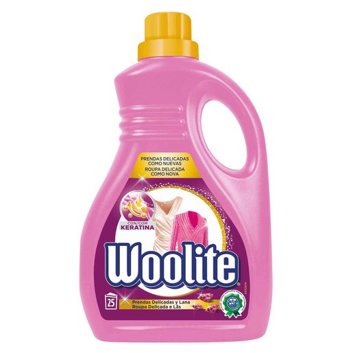WOOLITE Detergente para Máquina da Roupa Líquido Lãs e Sedas 25 lv
