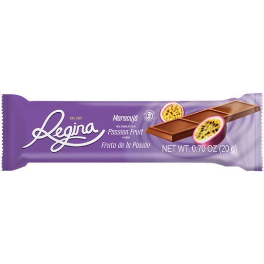 REGINA Tablete Chocolate de Leite Aroma Maracujá 20 g