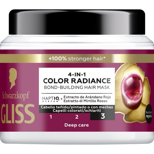GLISS Máscara Color Radiance 4 em 1 400 ml