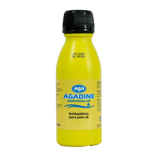 AGA Agadine Solução Dérmica 10% 125 ml