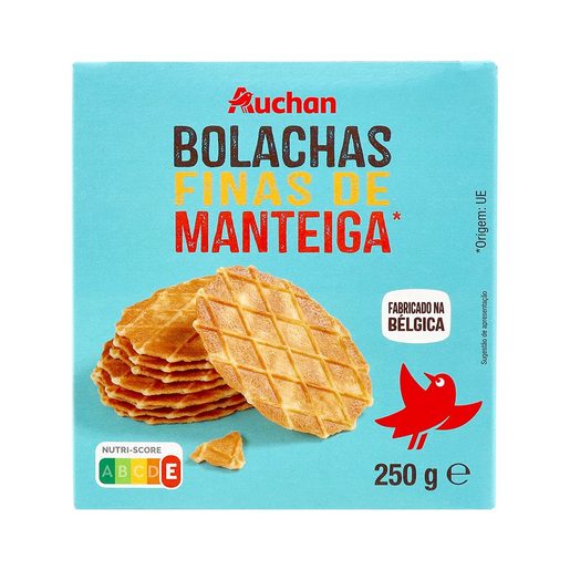 AUCHAN Bolacha de Manteiga 250 g AUCHAN Bolacha de Manteiga 250 g