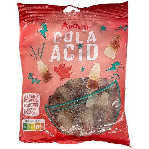 AUCHAN Gomas Cola Acid 200 g