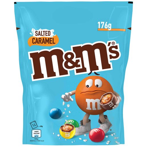 M&M'S Drageias de Chocolate Caramelo Salgado 176 g