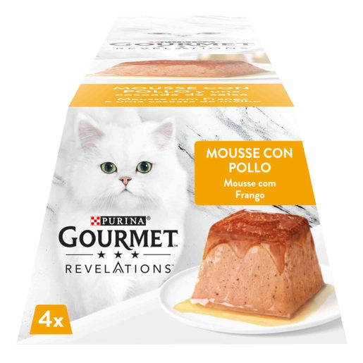 PURINA Alimento Húmido Gato Revelations Mousse Frango 4x75 g PURINA Alimento Húmido Gato Revelations Mousse Frango 4x75 g