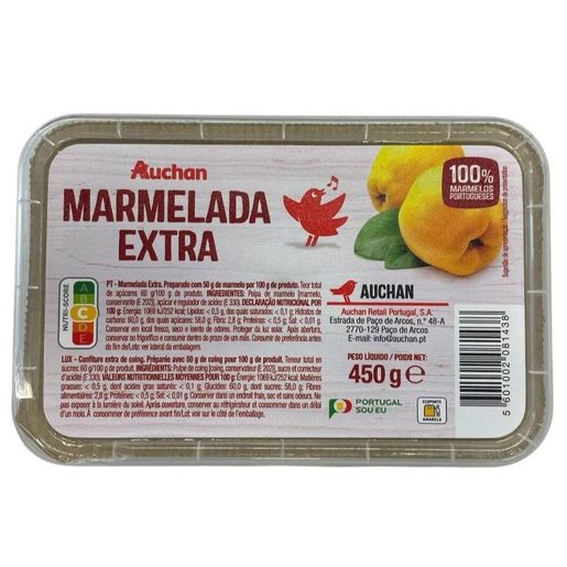 AUCHAN Marmelada Extra 450 g