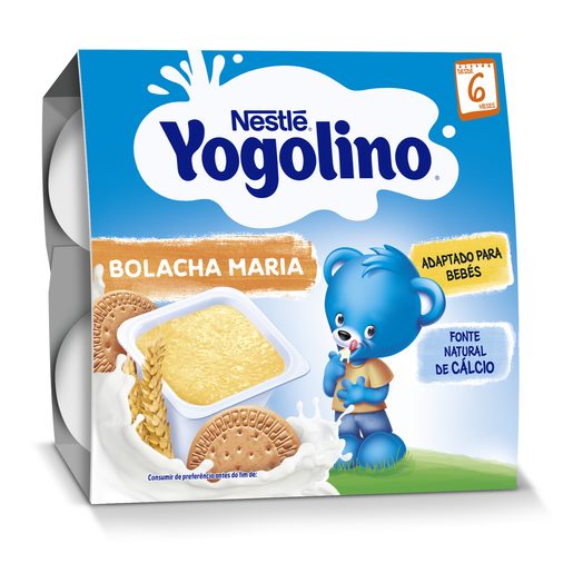 YOGOLINO Bolacha Alimento Lácteo +6 Meses 4x100 g