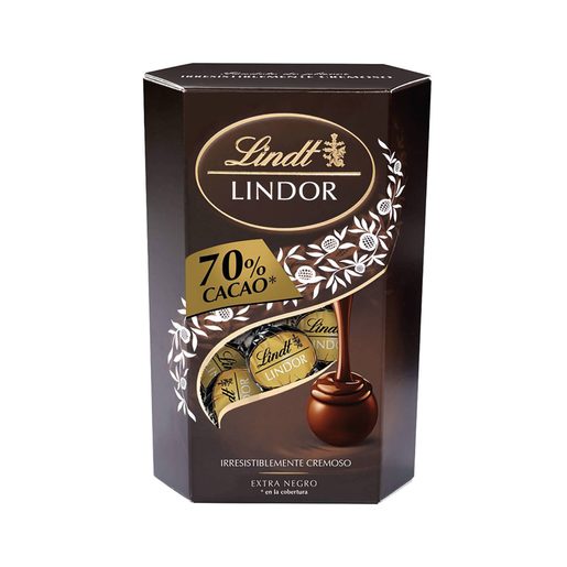 LINDOR Bombons Chocolate Negro 70% Cacau 200 g