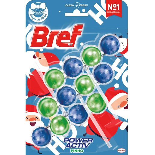 BREF Bloco Wc Natal Power Active Pinho 3 un