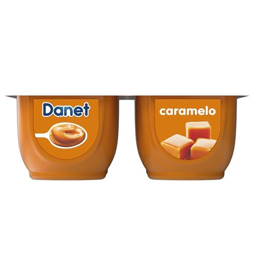 DANET Sobremesa Caramelo 4x125 g DANET Sobremesa Caramelo 4x125 g