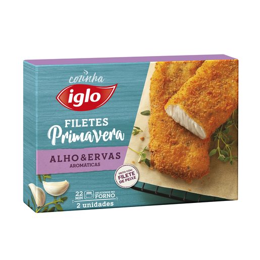 IGLO Filetes Primavera Com Alho & Ervas 2 un