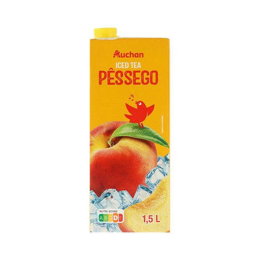 AUCHAN Ice Tea Pêssego 1,5 L AUCHAN Ice Tea Pêssego 1,5 L