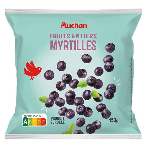 AUCHAN Mirtilos Ultracongelados 450 g