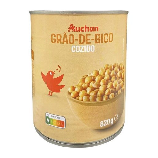 AUCHAN Grão de Bico Cozido 820 g