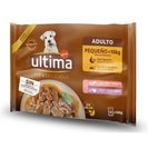 ULTIMA Comida Húmida Cão Mini Fit&Del Salmão/Peru 4 x100 g