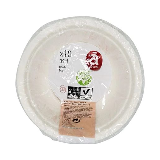 ACTUEL Taça Descartável Cartão Eco 35 cl 10 un ACTUEL Taça Descartável Cartão Eco 35 cl 10 un