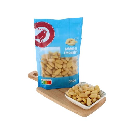 AUCHAN Miolo de Amêndoa Cru sem Pele 150 g AUCHAN Miolo de Amêndoa Cru sem Pele 150 g