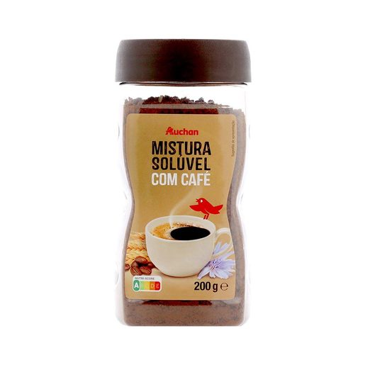 AUCHAN Mistura Solúvel 20% Café 200 g AUCHAN Mistura Solúvel 20% Café 200 g
