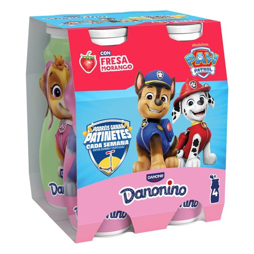 DANONINO Bebedino Morango Danonino 4x100 g DANONINO Bebedino Morango Danonino 4x100 g