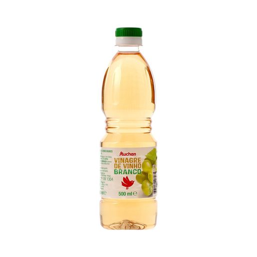 AUCHAN Vinagre Vinho Branco 6º 500 ml AUCHAN Vinagre Vinho Branco 6º 500 ml