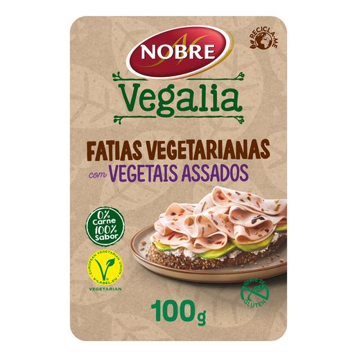 NOBRE VEGALIA Fatiado Vegetais Assados 100 g