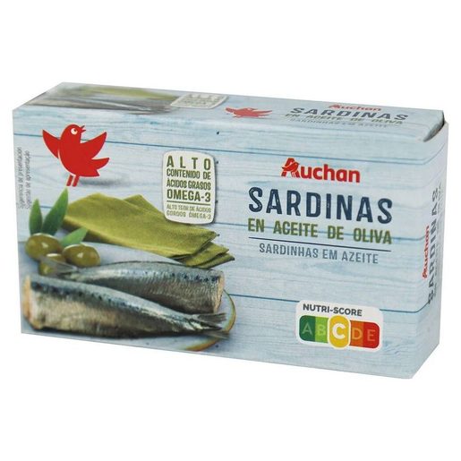 AUCHAN Sardinhas em Azeite 120 g