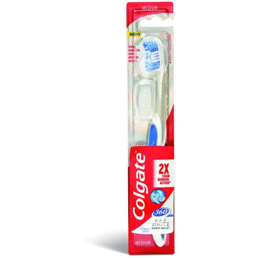 COLGATE Escova de Dentes 360º Max White Expert 1 Un