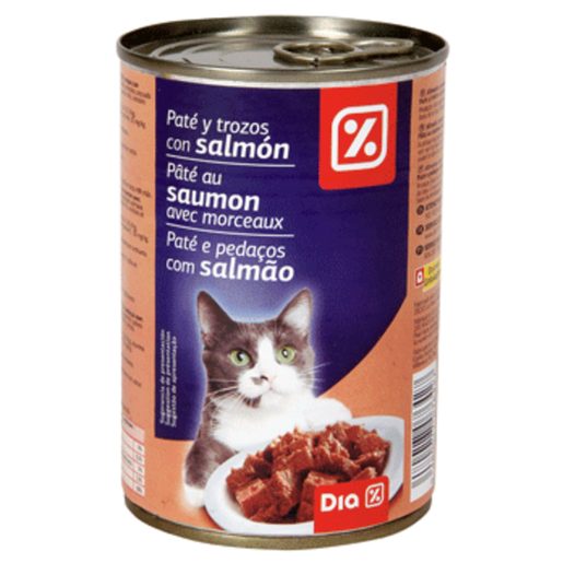 DIA Paté Salmão para Gato 400 g