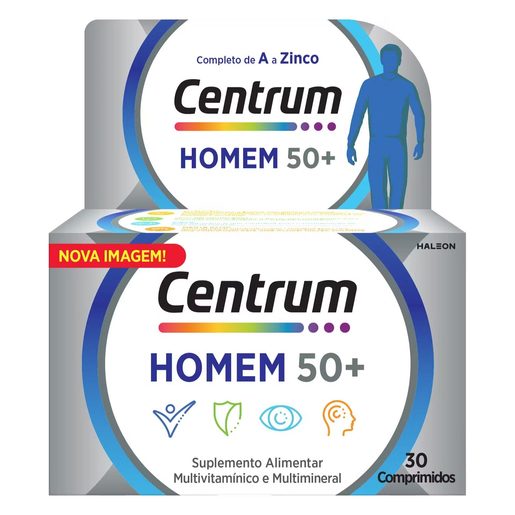 CENTRUM Homem 50+ Multivitaminico Comprimido 30 un