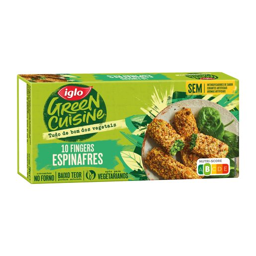 IGLO Finger Espinafres Green Cuisine (10 un) 284 g