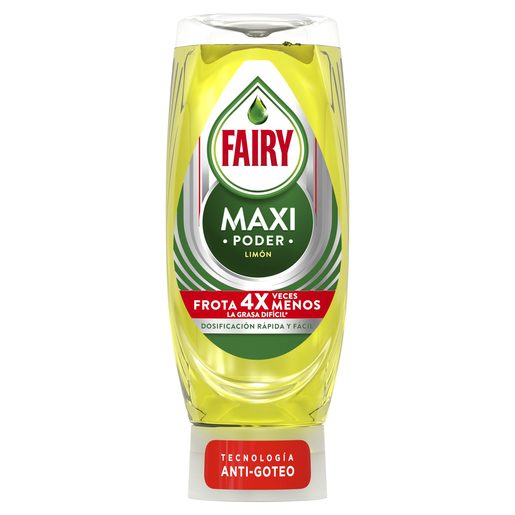 FAIRY Detergente de Loiça Manual Maxi Poder Limão 450 ml