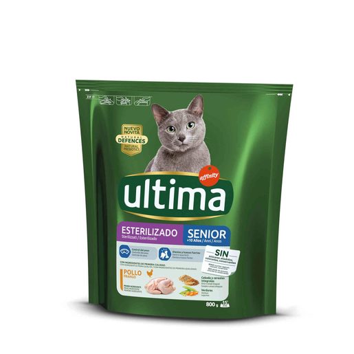 ULTIMA Alimento Seco Gato Adulto Esterilizado Senior 800 g ULTIMA Alimento Seco Gato Adulto Esterilizado Senior 800 g