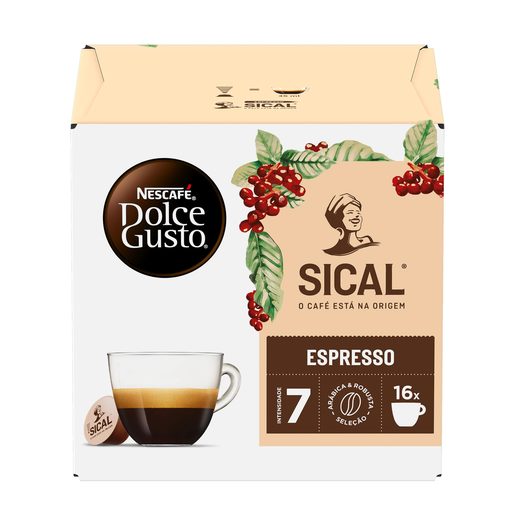 NESCAFÉ DOLCE GUSTO Café Expresso Sical (Intensidade 7) 16 un