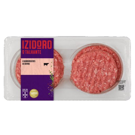 IZIDORO Hamburgueres Bovino 380 g IZIDORO Hamburgueres Bovino 380 g