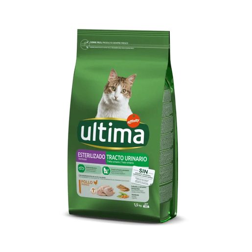 ULTIMA Alimentação Seca para Gato Esterlizado de Trato Urinário 1,5 Kg