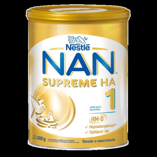 NAN Supreme HA 1 Leite para Lactentes 1 Desde o Nascimento Lata 800 g